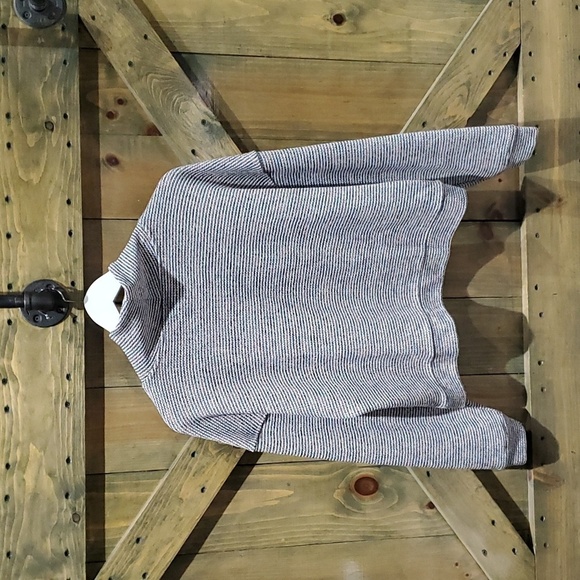 MADEWELL LONG SLEEVE RIBBED TEXTURRED CROPPED SWEATER - Picture 6 of 9